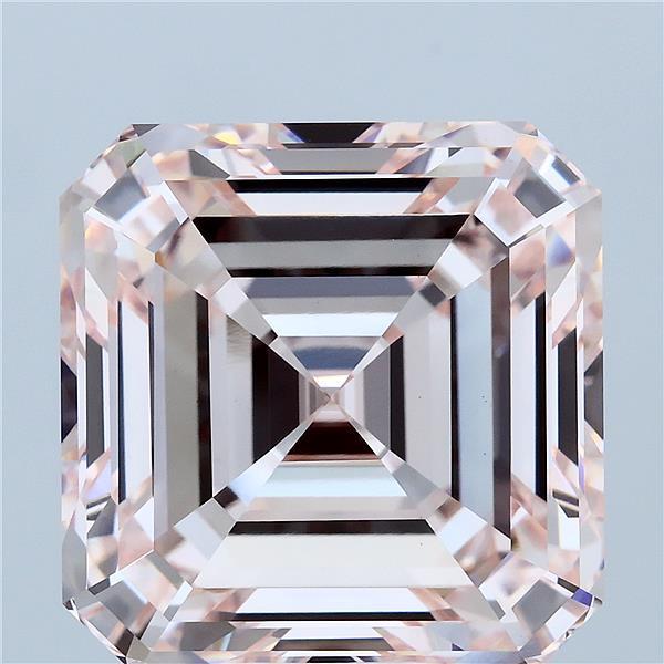 16.04 Ct. Fancy Pink Asscher Lab Grown Diamond