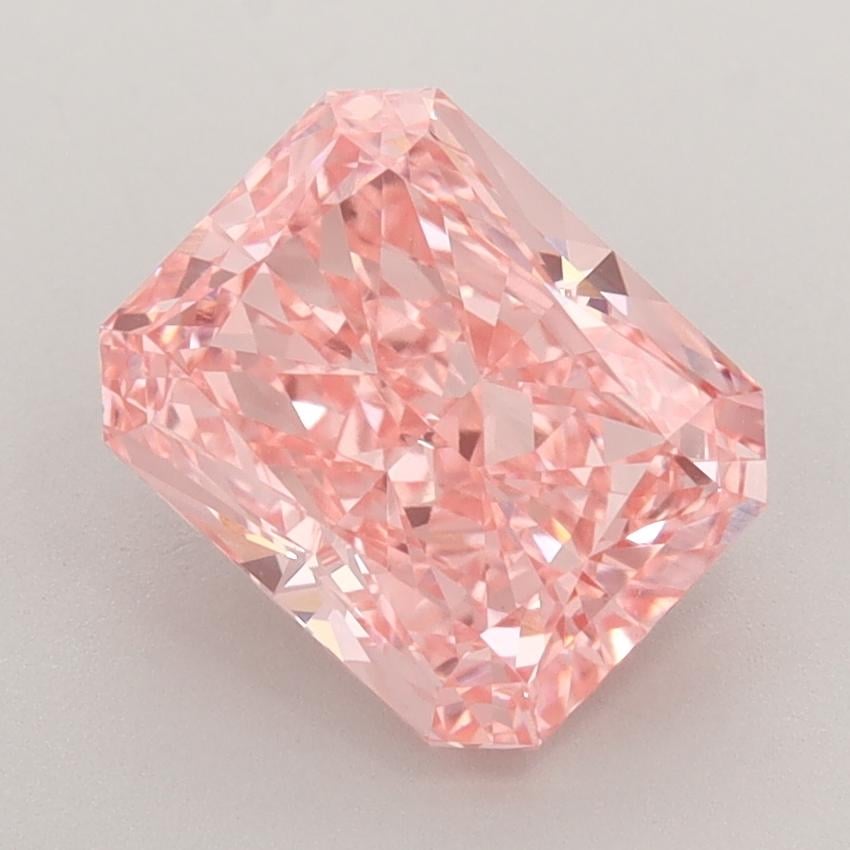 2.50 Ct. Fancy Vivid Pink Radiant Lab Grown Diamond