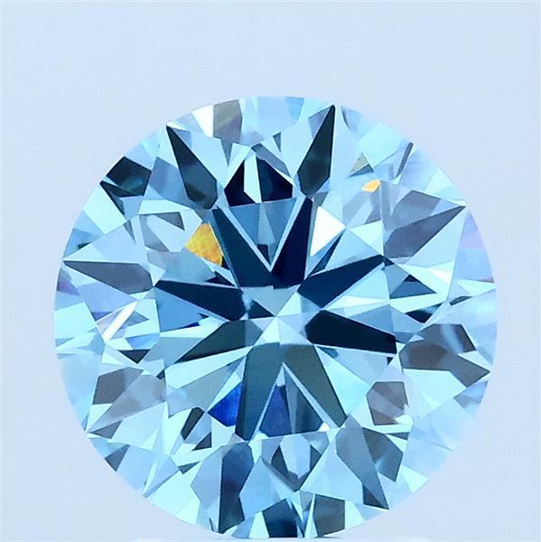 2.00 Ct. Fancy Blue Round Lab Grown Diamond