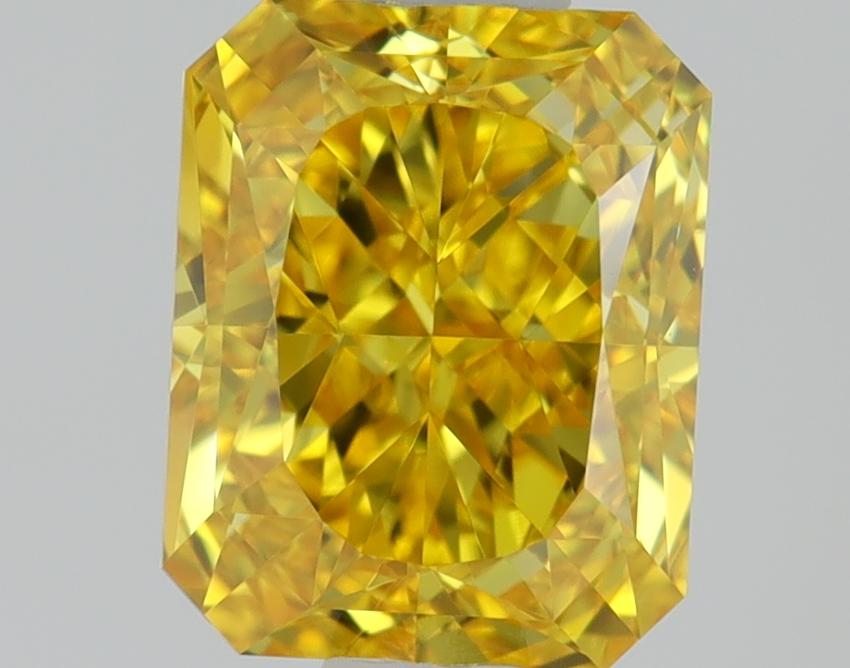 1.02 Ct. Fancy Vivid Yellow Radiant Lab Grown Diamond