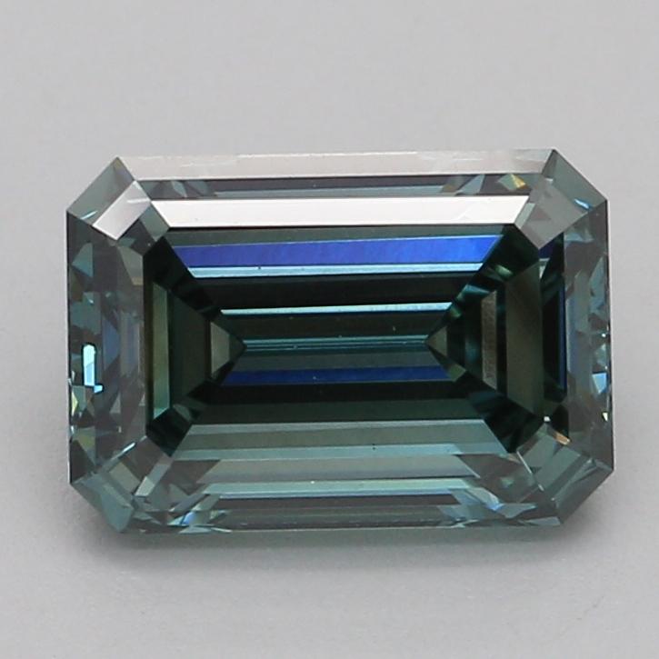 1.03 Ct. Fancy Blue Emerald Lab Grown Diamond