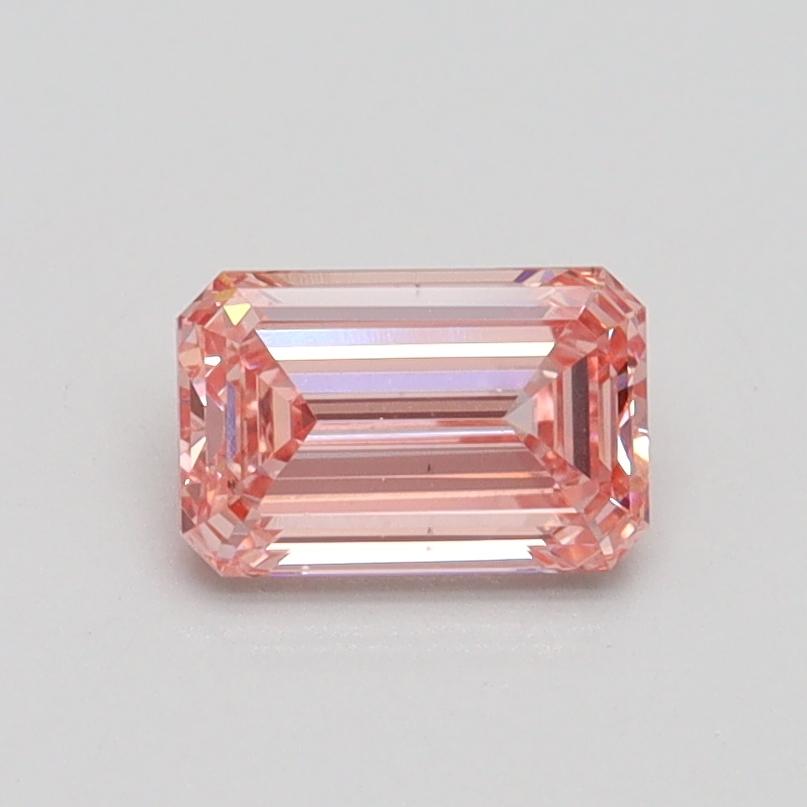 0.71 Ct. Fancy Intense Pink Emerald Lab Grown Diamond