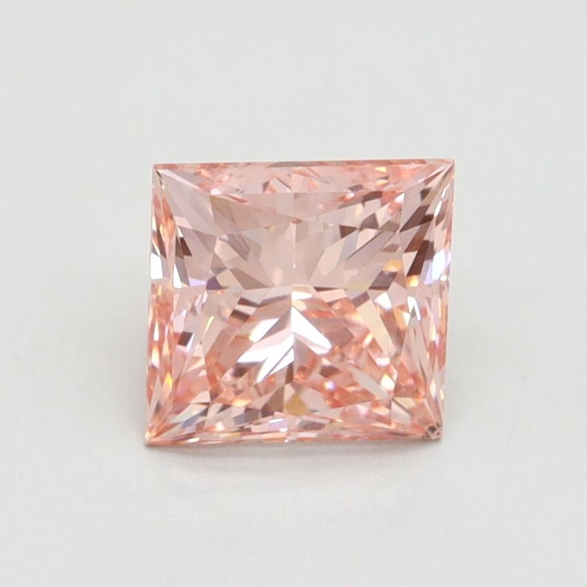 1.61 Ct. Fancy Intense Pink Princess Lab Grown Diamond