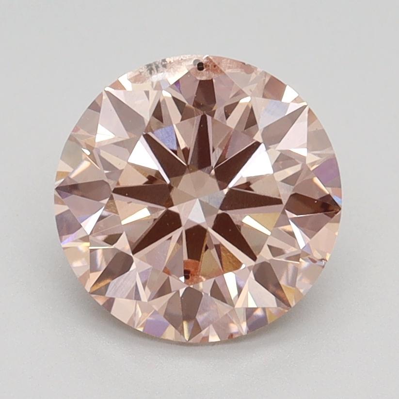 2.04 Ct. Fancy Intense Pink Round Lab Grown Diamond