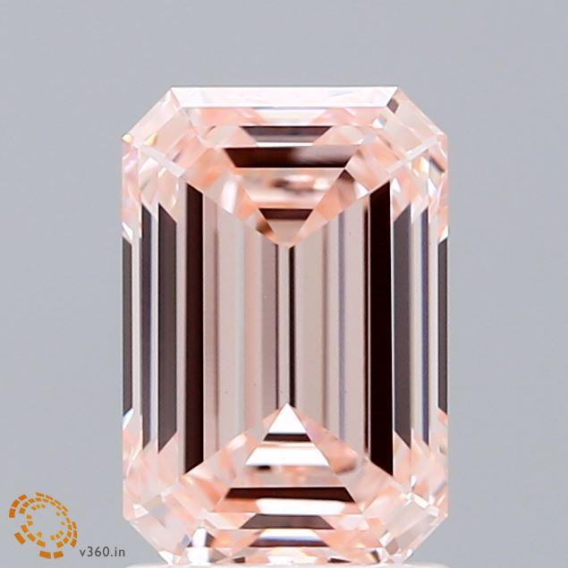 2.09 Ct. Fancy Intense Pink Emerald Lab Grown Diamond
