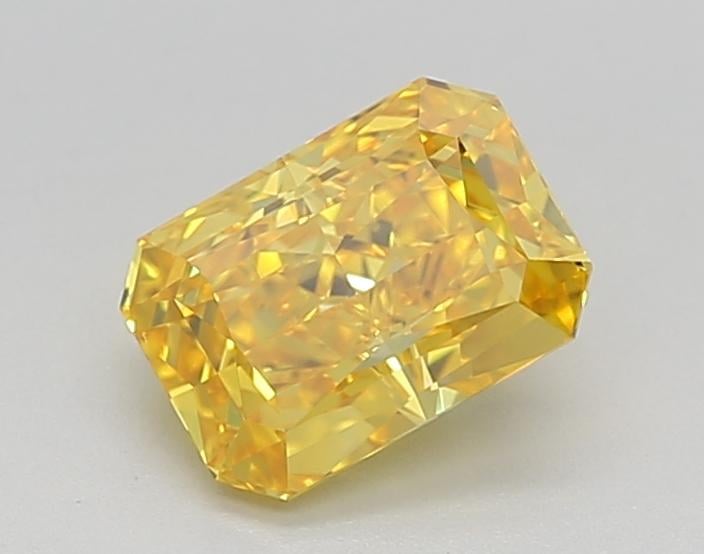 1.04 Ct. Fancy Vivid  Yellow Radiant Lab Grown Diamond