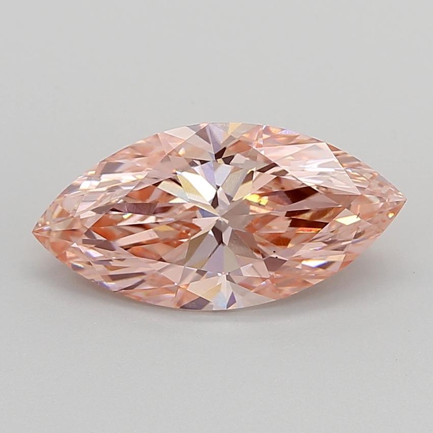 3.00 Ct. Fancy Vivid  Pink Marquise Lab Grown Diamond