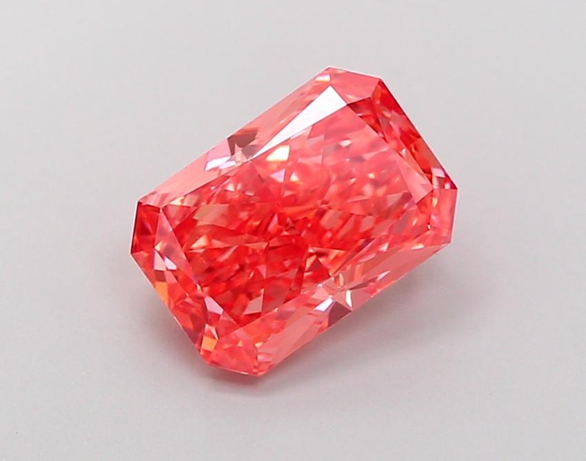 2.05 Ct. Fancy Vivid  Pink Radiant Lab Grown Diamond