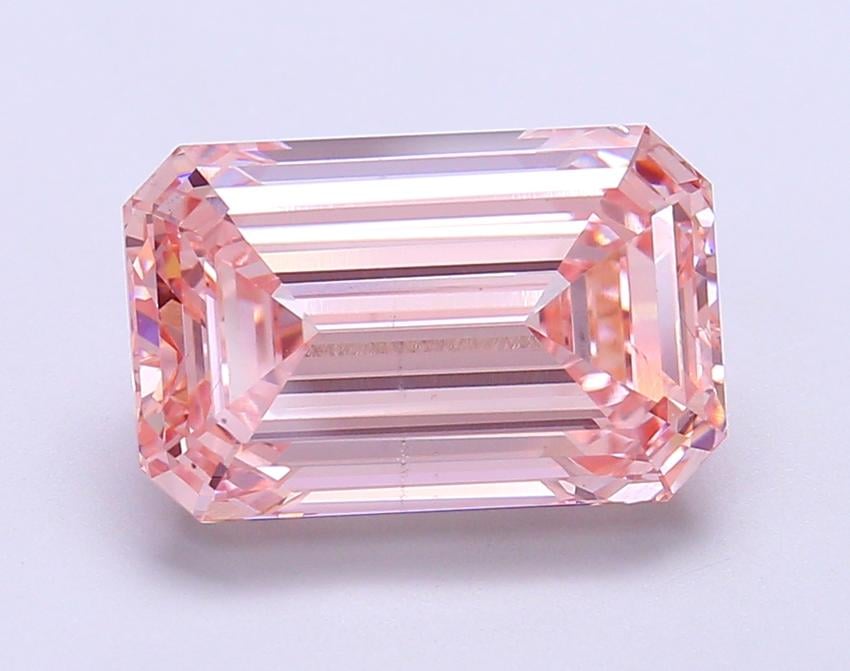 5.62 Ct. Fancy Intense Pink Emerald Lab Grown Diamond