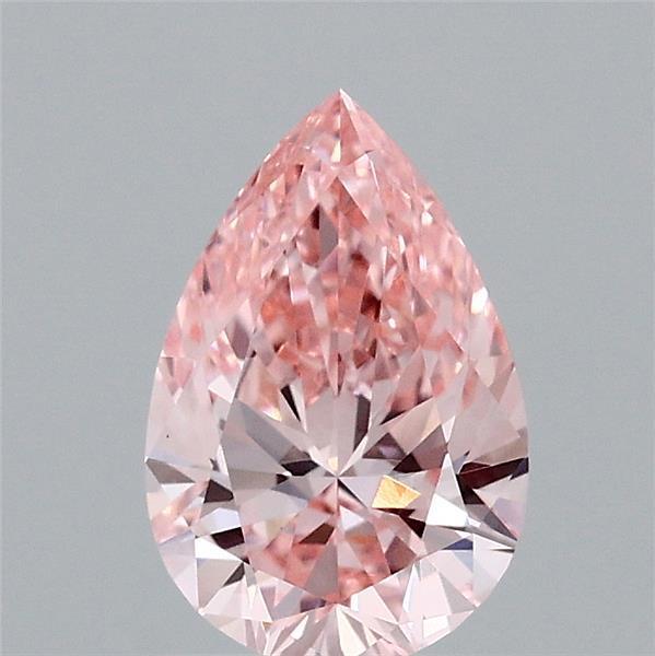 0.94 Ct. Fancy Vivid  Pink Pear Lab Grown Diamond