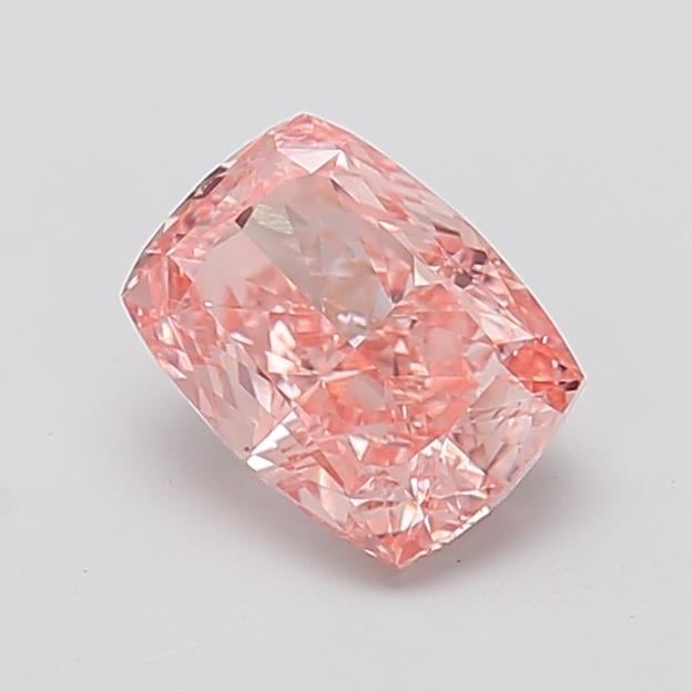 2.07 Ct. Fancy Intense  Pink Cushion Lab Grown Diamond