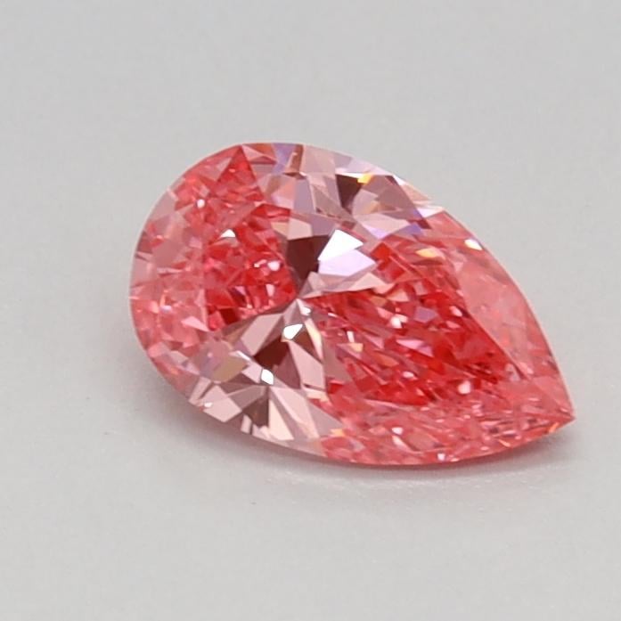 0.37 Ct. Fancy Vivid Pink Pear Lab Grown Diamond