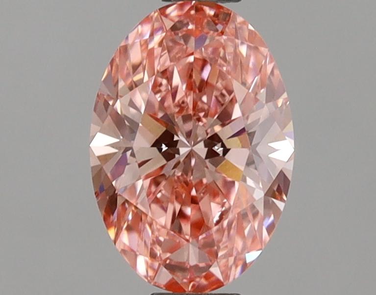 1.03 Ct. Fancy Vivid Pink Oval Lab Grown Diamond