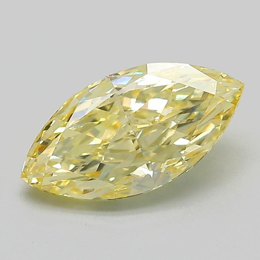 1.64 Ct. Fancy Intense Yellow Marquise Lab Grown Diamond