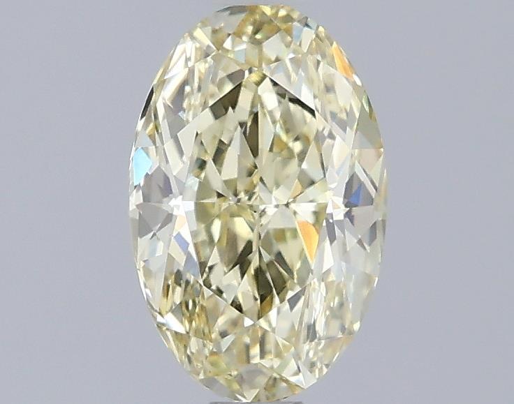 1.30 Ct. Fancy Yellow Oval Lab Grown Diamond