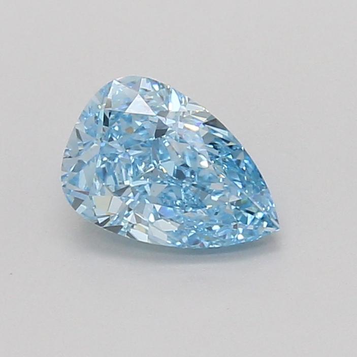 1.02 Ct. Fancy Vivid Blue Pear Lab Grown Diamond
