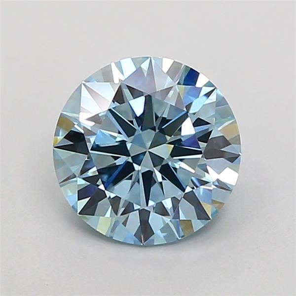 1.50 Ct. Fancy Vivid  Blue Round Lab Grown Diamond