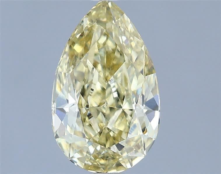 1.07 Ct. Fancy Yellow Pear Lab Grown Diamond
