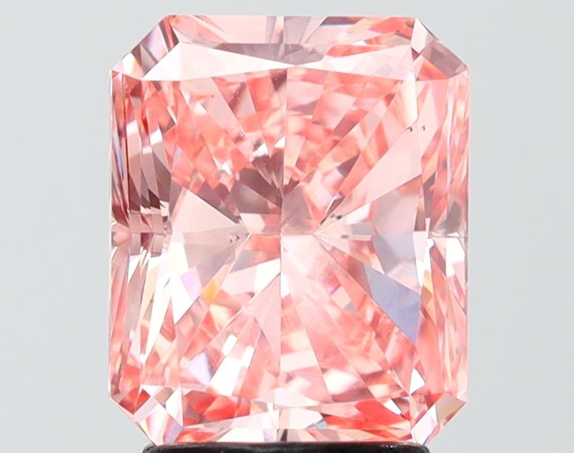 3.01 Ct. Fancy Pink Radiant Lab Grown Diamond