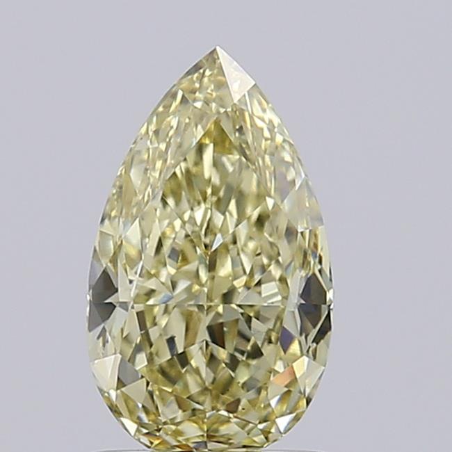 1.21 Ct. Fancy Yellow Pear Lab Grown Diamond
