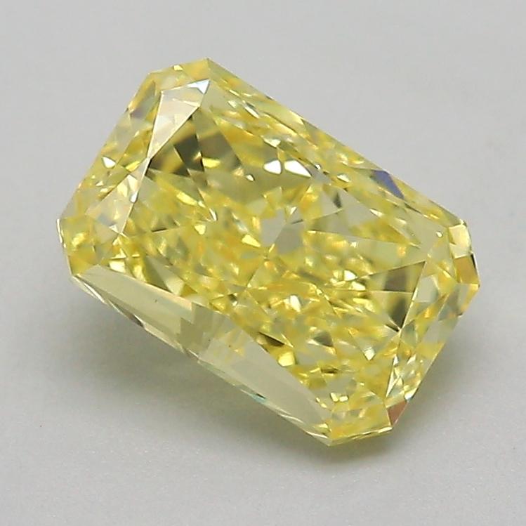 1.09 Ct. Fancy Yellow Radiant Lab Grown Diamond