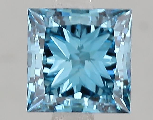 1.61 Ct. Fancy Vivid Blue Princess Lab Grown Diamond