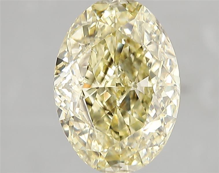 2.59 Ct. Fancy Yellow Oval Lab Grown Diamond