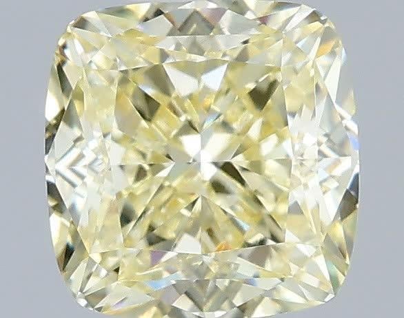 1.04 Ct. Light Yellow Cushion Lab Grown Diamond
