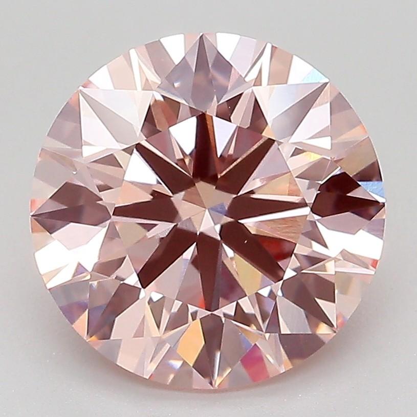 3.50 Ct. Fancy Pink Round Lab Grown Diamond