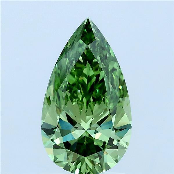 1.50 Ct. Fancy Green Pear Lab Grown Diamond