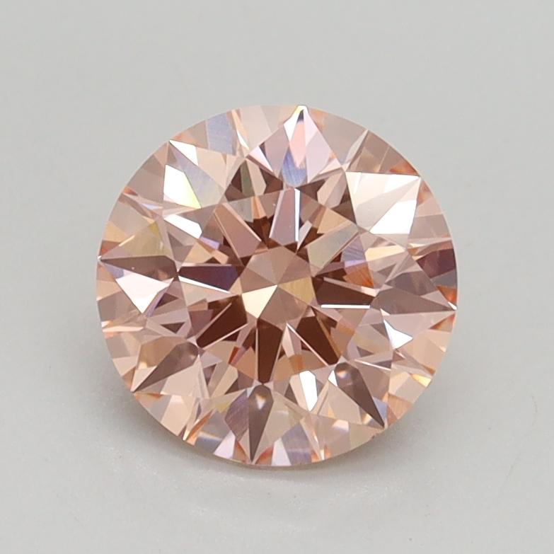1.21 Ct. Fancy Intense Pink Round Lab Grown Diamond