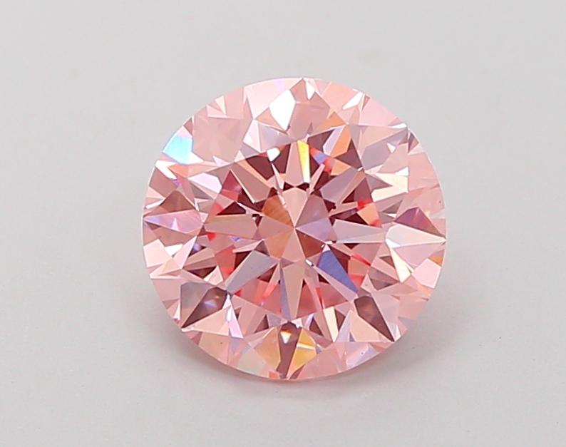 2.01 Ct. Fancy Vivid Pink Round Lab Grown Diamond
