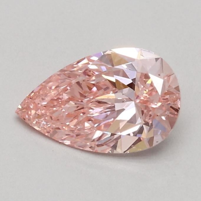 0.46 Ct. Fancy Intense Pink Pear Lab Grown Diamond
