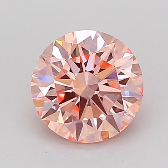 1.00 Ct. Fancy Intense Pink Round Lab Grown Diamond