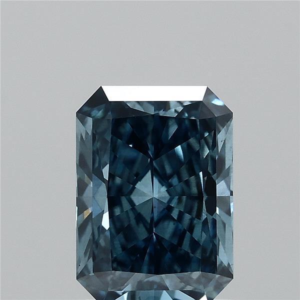 1.01 Ct. Fancy Vivid Blue Radiant Lab Grown Diamond