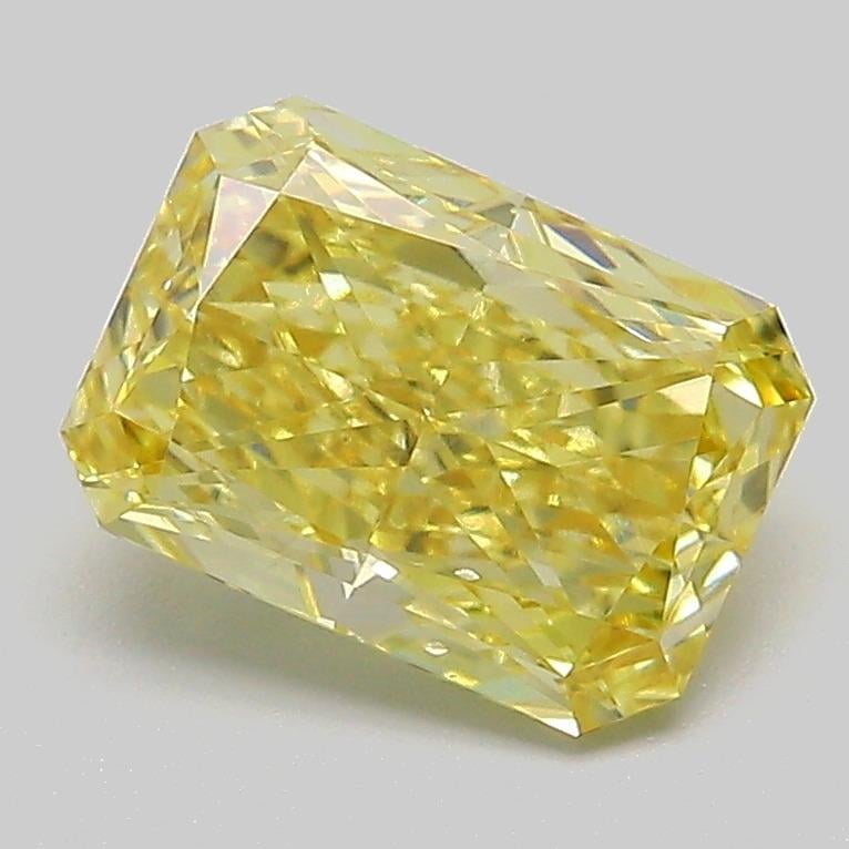 1.91 Ct. Fancy Intense  Yellow Radiant Lab Grown Diamond