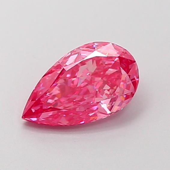 1.02 Ct. Fancy Vivid  Pink Pear Lab Grown Diamond