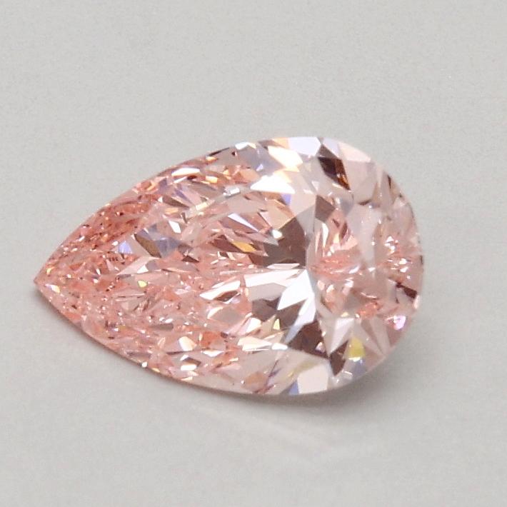 0.50 Ct. Fancy Vivid Pink Pear Lab Grown Diamond