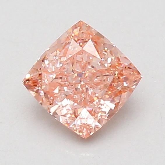 1.08 Ct. Fancy Vivid Pink Cushion Lab Grown Diamond