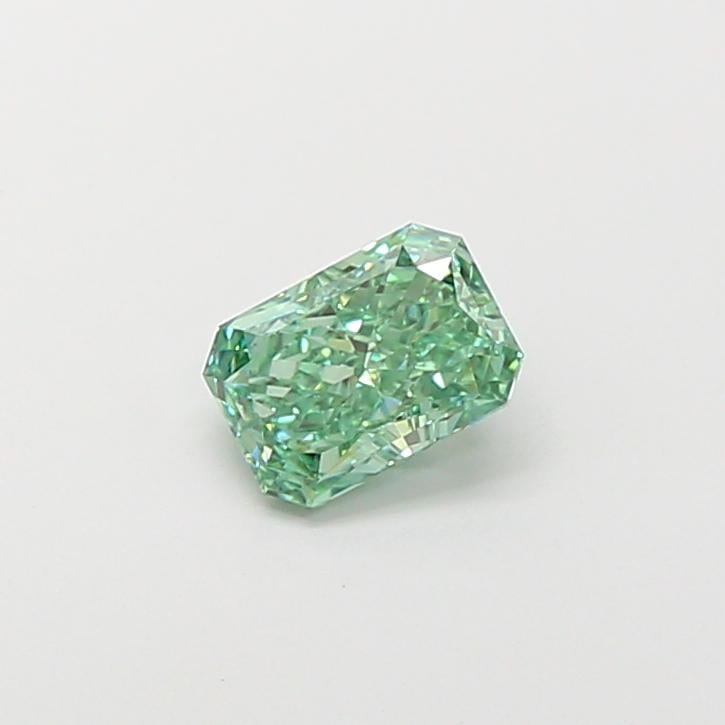 1.03 Ct. Fancy Vivid  Green Radiant Lab Grown Diamond