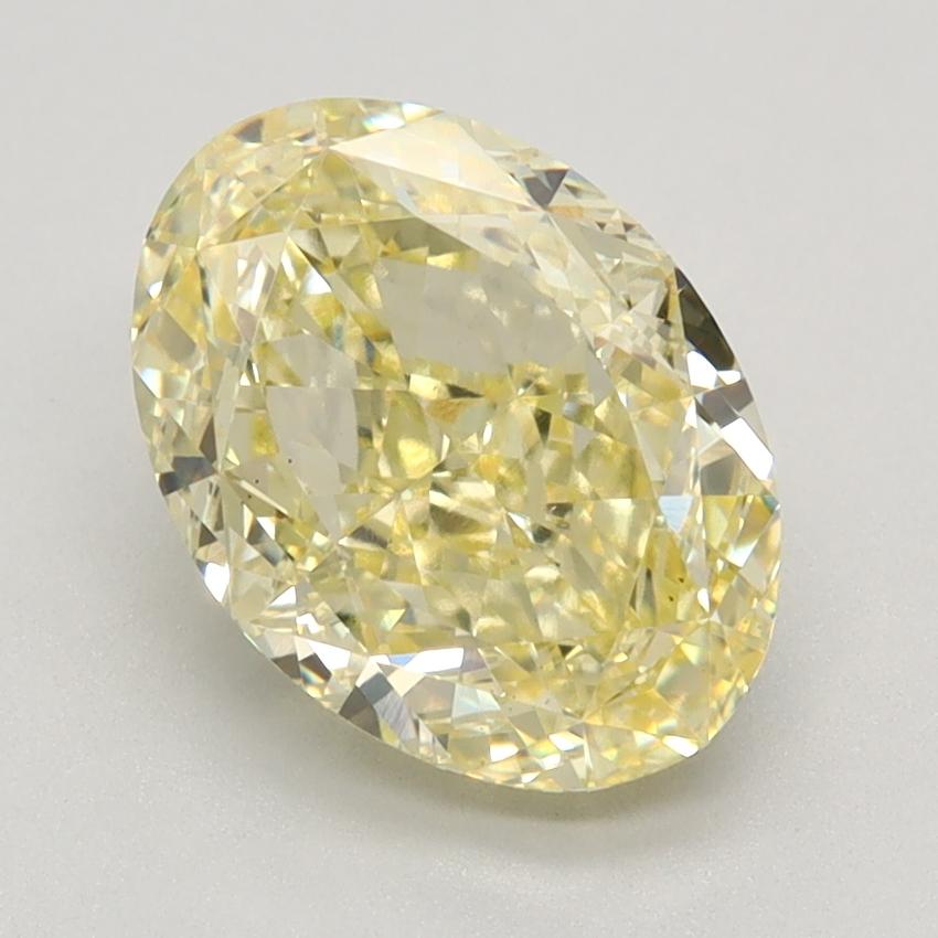 2.33 Ct. Fancy Intense Yellow Oval Lab Grown Diamond