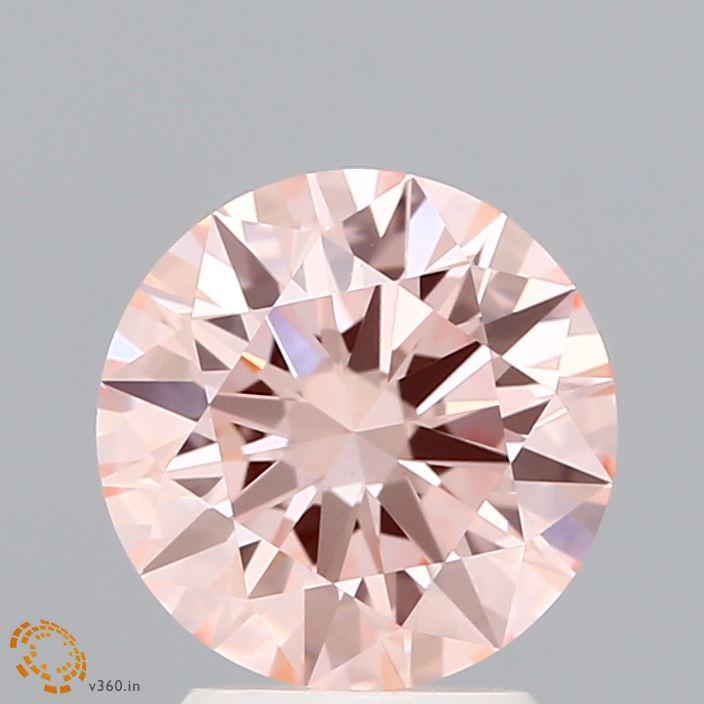 2.02 Ct. Fancy Intense Pink Round Lab Grown Diamond