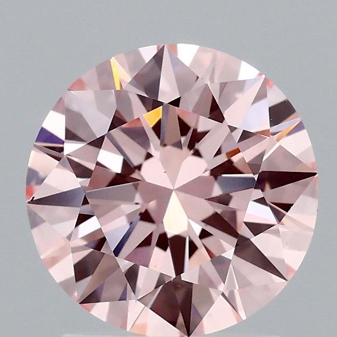 1.79 Ct. Fancy Intense Pink Round Lab Grown Diamond