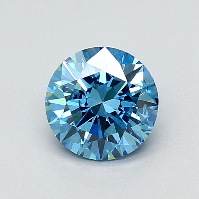 1.01 Ct. Fancy Vivid Blue Round Lab Grown Diamond