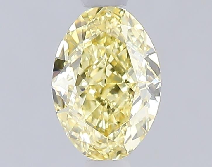 1.06 Ct. Fancy Intense  Yellow Oval Lab Grown Diamond