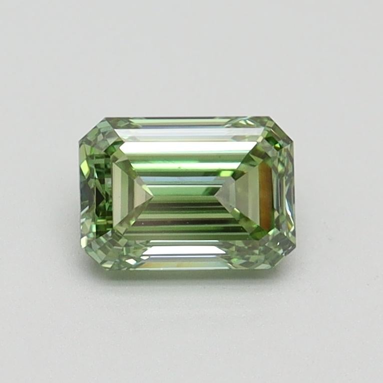 0.70 Ct. Fancy Intense Green Emerald Lab Grown Diamond