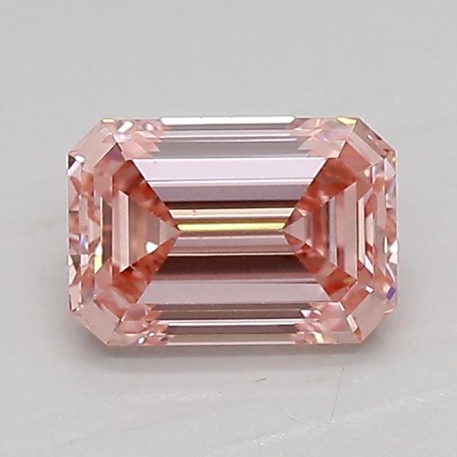 0.84 Ct. Fancy Vivid Pink Emerald Lab Grown Diamond
