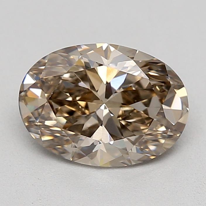 0.70 Ct. Fancy Light  Brown Oval Lab Grown Diamond