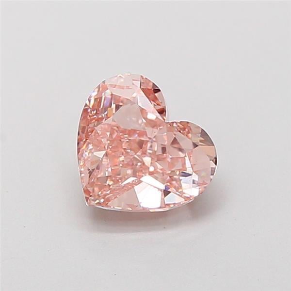 1.43 Ct. Fancy Intense Pink Heart Lab Grown Diamond