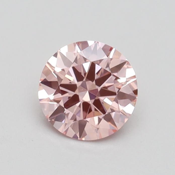 0.53 Ct. Fancy Intense Pink Round Lab Grown Diamond